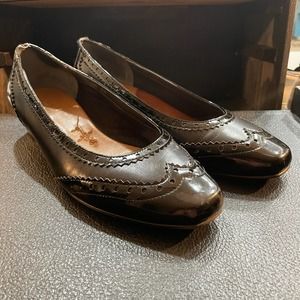 Ros hommerson flats patent wingtip style flats 10